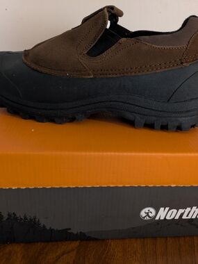 Northside Men’s Brown and Black Waterproof Outdoor Slip-On Boot